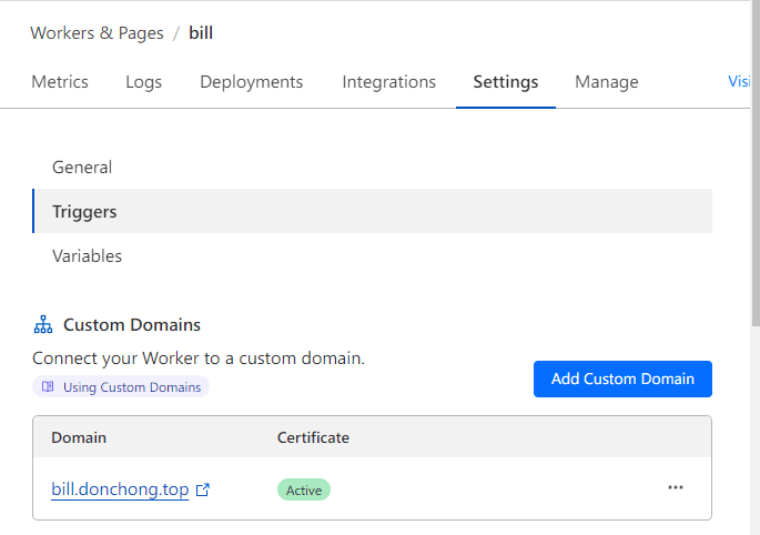 Custom Domain Setup